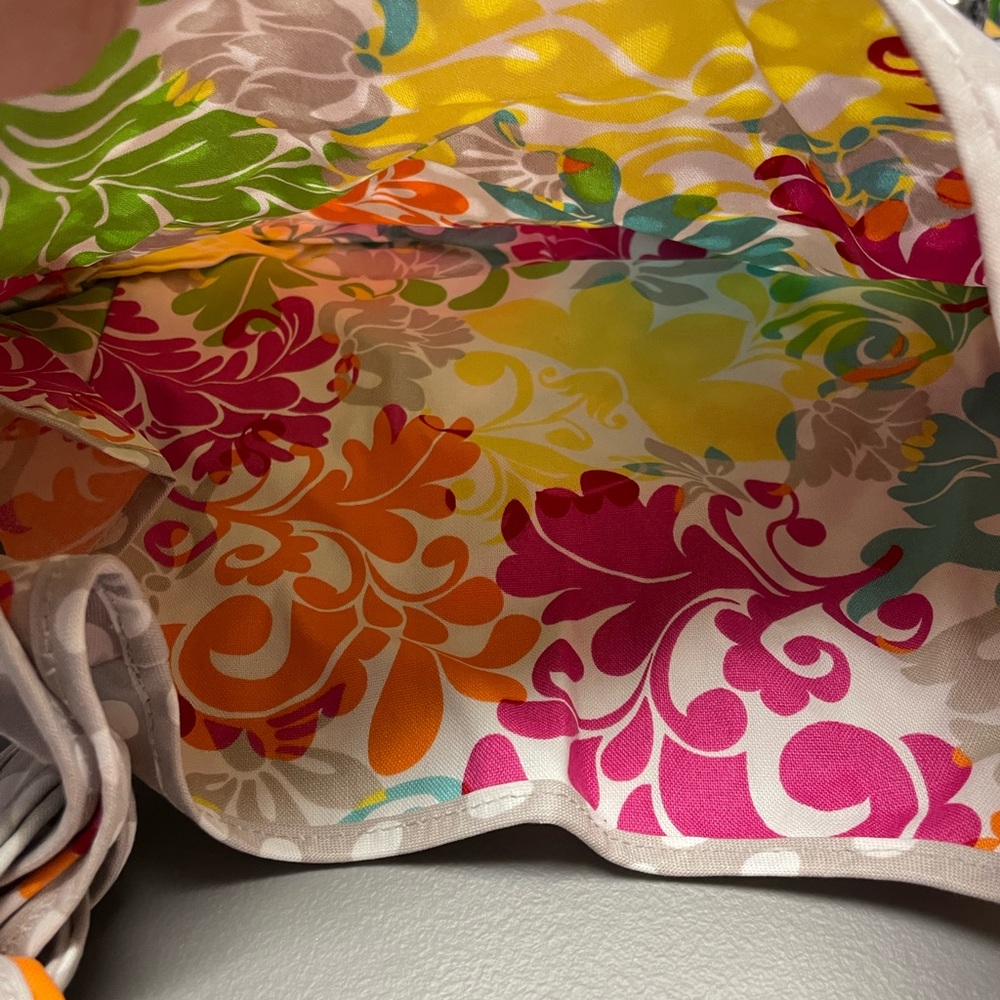 Thirty-One Beige Polka Dot Shoulder Bag - Picture 3 of 4